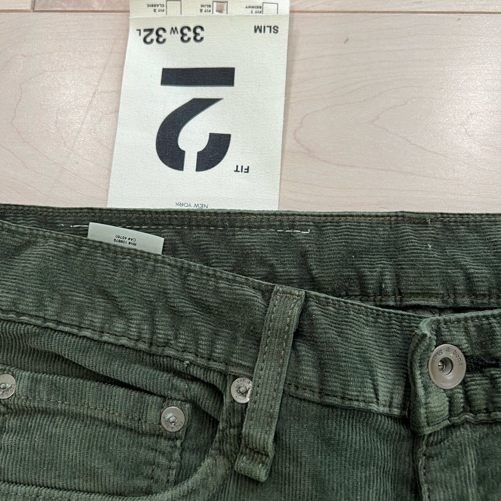 Rag & Bone Fit 2 CORD